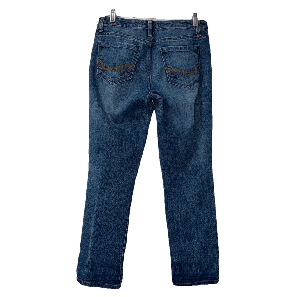 Nine West Vintage America Jeans‎ Juniors 6/28 Blue Stone Wash